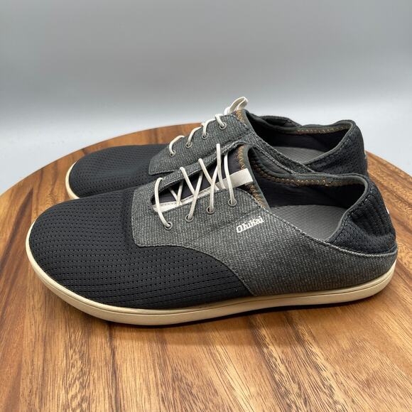 Olukai Nohea Moku Shoes Mens Size 8.5 Gray Casual Comfort Walking Sneakers - Picture 3 of 8